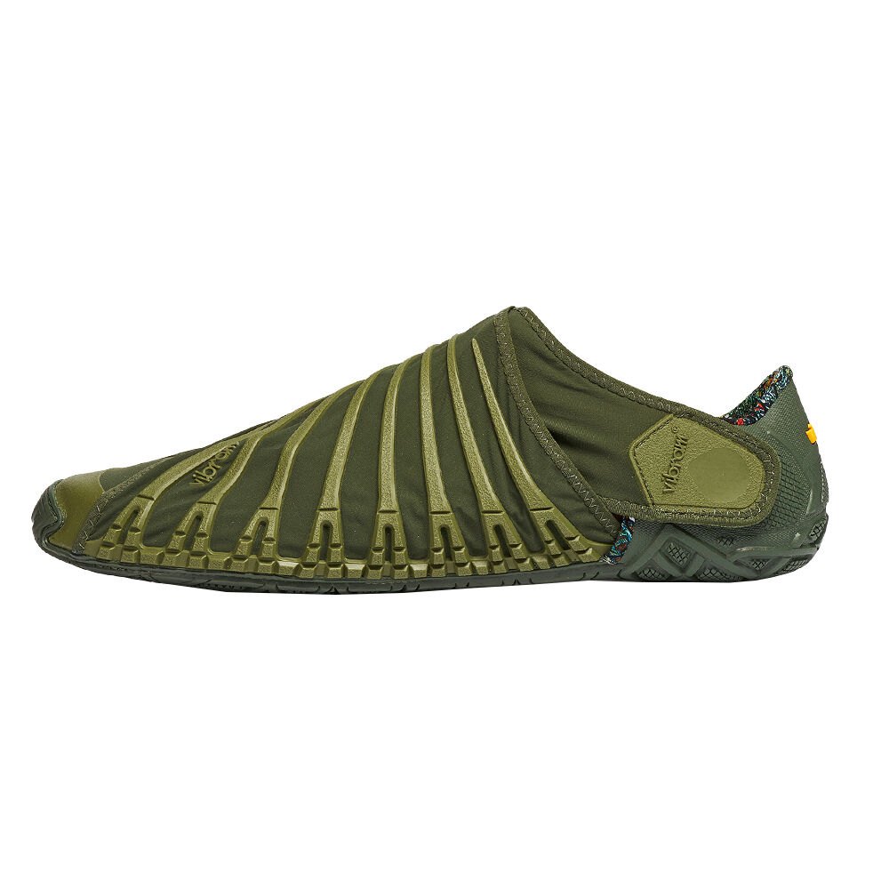 Vibram Furoshiki Mens Shoes - Olive - Low - 58623-GPWM